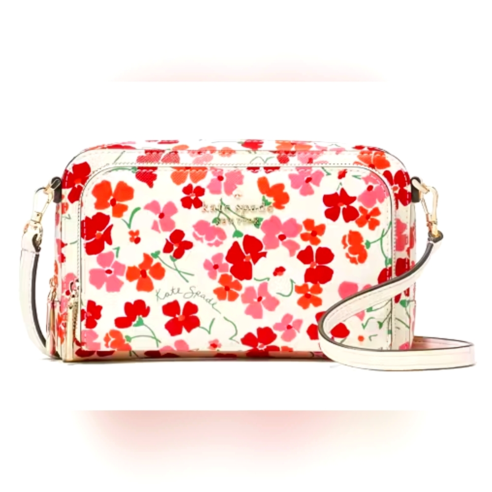 **SPRING SALE!** NWT Kate Spade Staci Sunny Floral Zip Around Crossbody